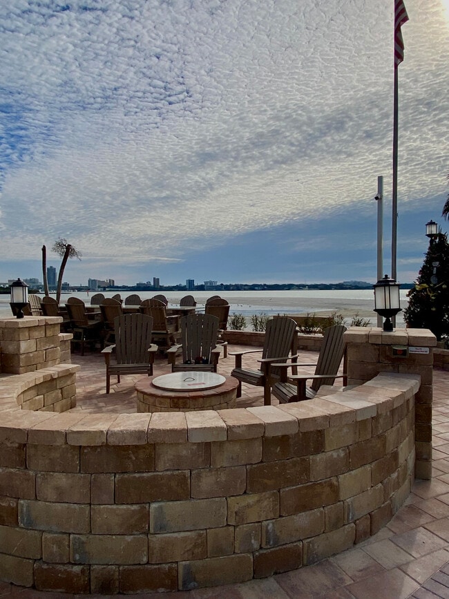 Firepit and Beach Seating - 830 S Gulfview Blvd Unit 104