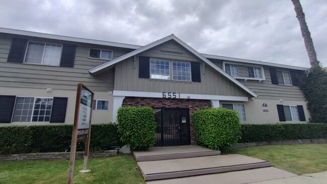 Front Entrance - 6551 De Soto Ave Apartments