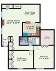 Salem Harbour 2 Bedroom 1 Bath XL