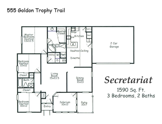 Floor Plan - 555 Goldon Trophy Trl Unit Magnolia Run