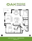 2 Bedroom, 2 Bathroom