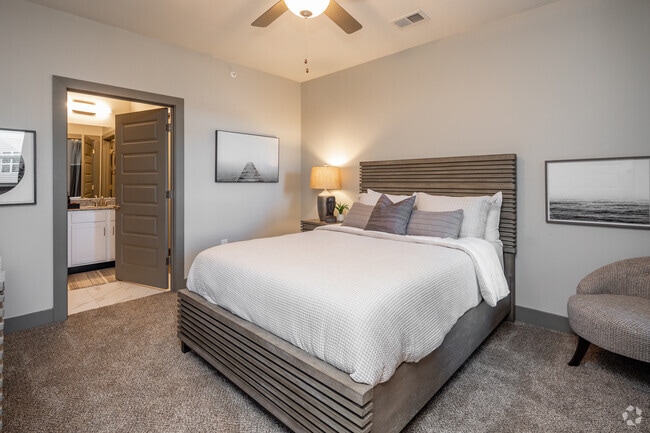 2BR, 2BA - The Hamilton - 1,187SF - Bedroom - The Lofts at Gateway