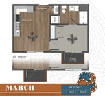 March, Apartment