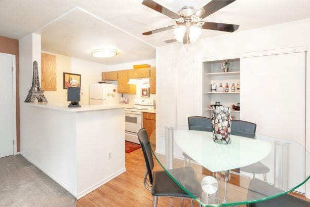 Dining Room and Kitchen View