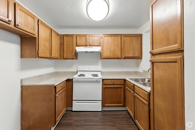 1BR, 1BA - 569SF - Kitchen - Casa Grande Senior Apartment Homes