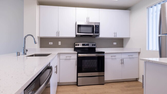 Kitchen with Stainless Steel Appliances