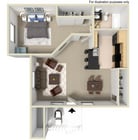 1 Bedroom 1 Bathroom