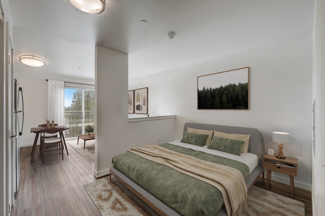 Plano de planta de Green Lake 1 dormitorio - Arrive Belay & Arrive Noba