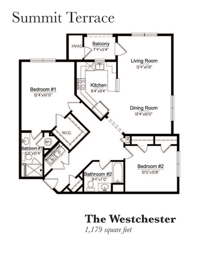 Westchester 2HAB, 2BA - Summit Terrace Luxury Apartments
