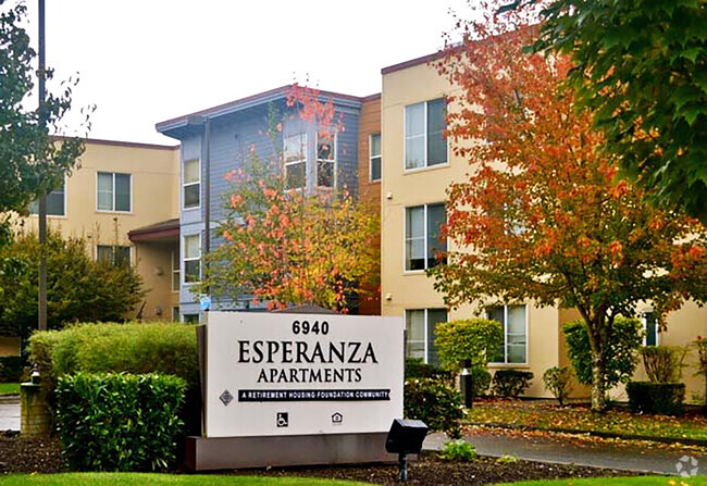 Main Entrance - Esperanza - Affordable Senior Housing Rental