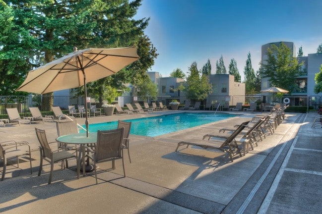 Beautiful, seasonal pool. - Regency Apartments