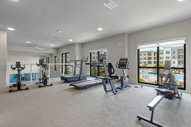 24 Hour Fitness Center with Cardio, Resistance Training, & Free Weights