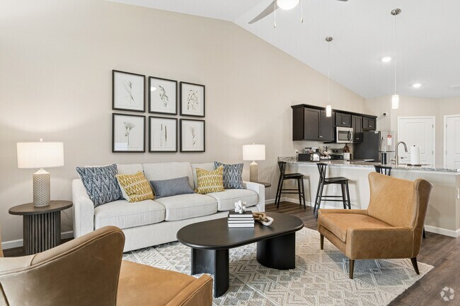 2BR, 2BA - 1,294SF - Living Room