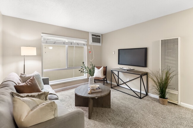 Model Living Room - River's Edge Apartments