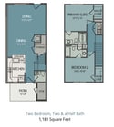 Preserve on Blue Road Floor Plan - Aviary II 1181 sq. ft. No Garage.png
