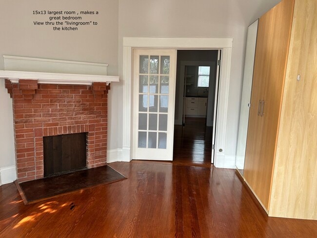 Bedroom (fire place doesn't function) - 704 E Guenther St Unit Apt 1