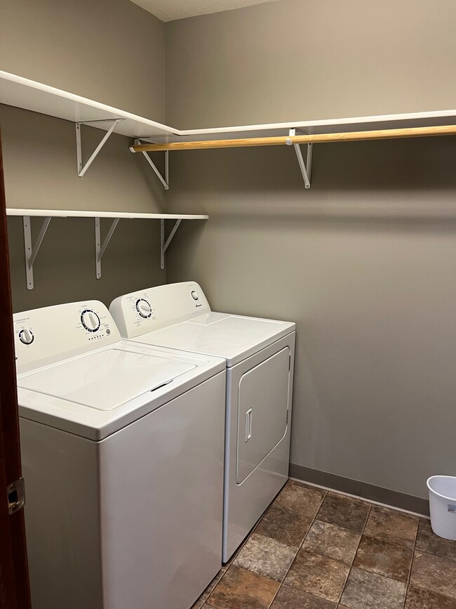 Laundry room with Washer/Dryer included. - 1501 Grove Pl
