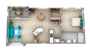 The Sequoia_1Bed_1Bath_999 Sq Ft