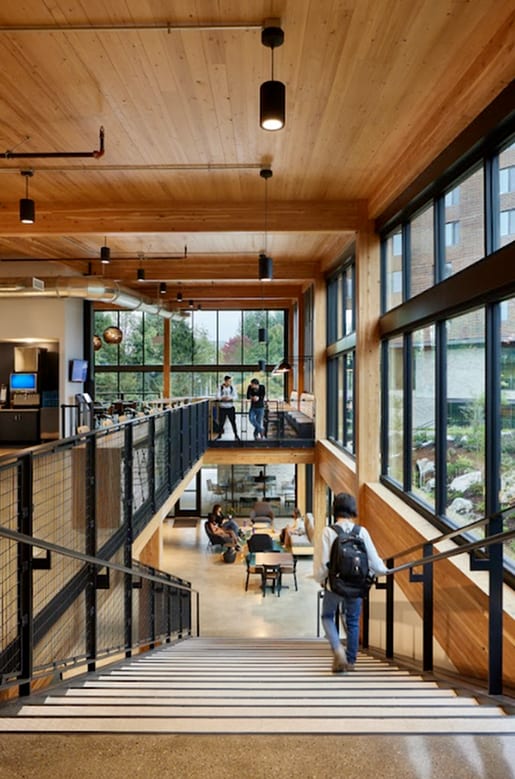 Terrace Dining Pavilion Stairs to Lower Level