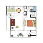 1BR/1BA