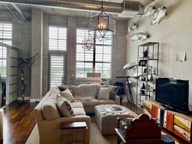 Living Room - Apt Fully Furnished - 411 NW 1st Ave Condo Unit 704