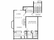1BR/1BA