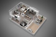 A1 - 1x1 Floor Plan