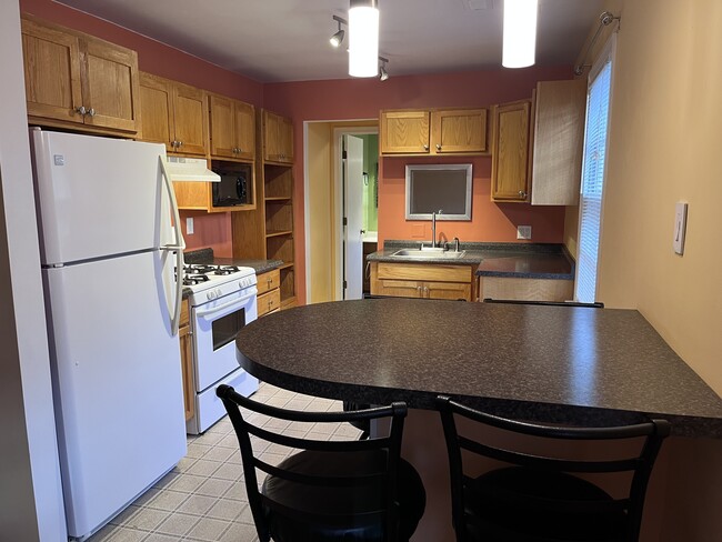 Kitchen, from breakfast bar - 4285 Burton Rd Apartments Unit West Aerie