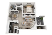 1 Bedroom, 1 Bathroom