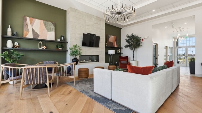 Multipurpose Room TV and Fire Place