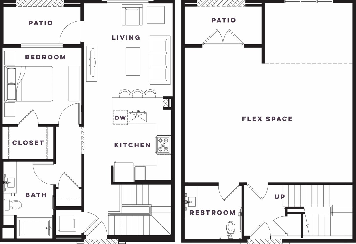 Floor Plan - The Uptown III
