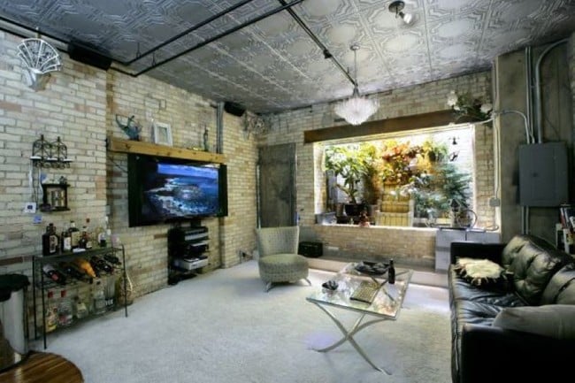 Living room w/ Koi pond - 600 Broadway Ave NW Unit 132