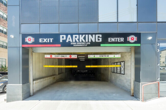 Building's parking - Bayview Courtyard