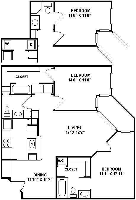Photo - Downtown 2/2 pet friendly unit with private patio and parking