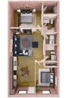 Mill on Main_2Bed_2Bath_1070 Sq Ft