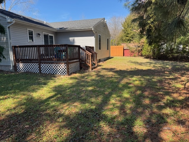 Back yard and deck - 1205 Nimitz Ct Unit 1203 Nimitz Ct