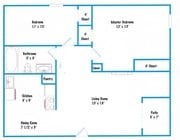 2BR/1BA