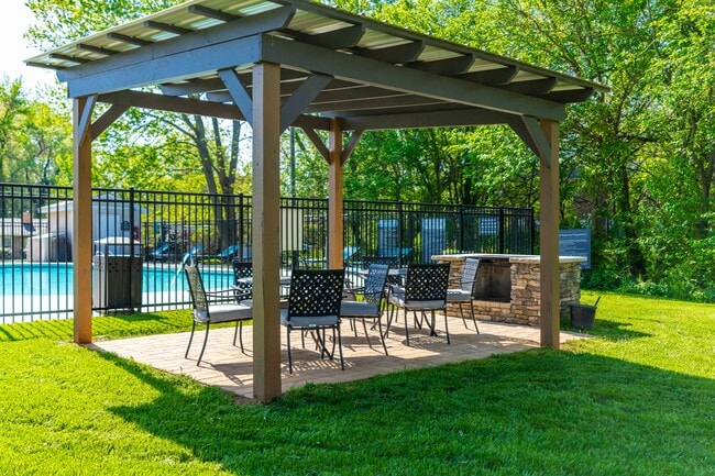 Gazebo and grilling area