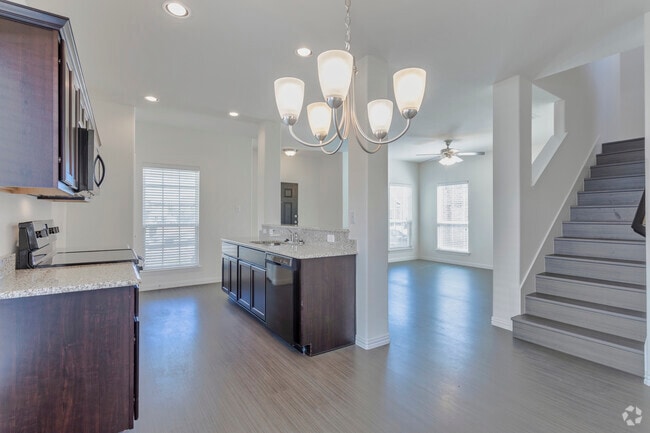 4BR, 2.5BA - 1697SF B1 - Kitchen/Dining/Living Area - Brooklyn Village