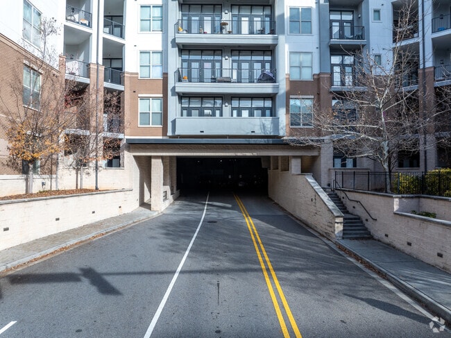 Entrance to Parking Garage - 1160 Hammond