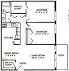 2BR/1BA