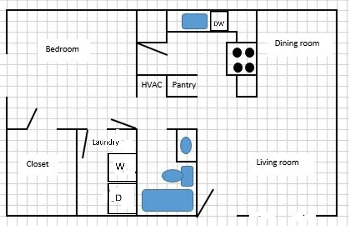 1 BR/1 BA apartment in historic downtown Eustis--Laundry w/ W/D Hookups - 1 BR/1 BA apartment in historic downtown Eustis--Laundry w/ W/D Hookups Unit 4