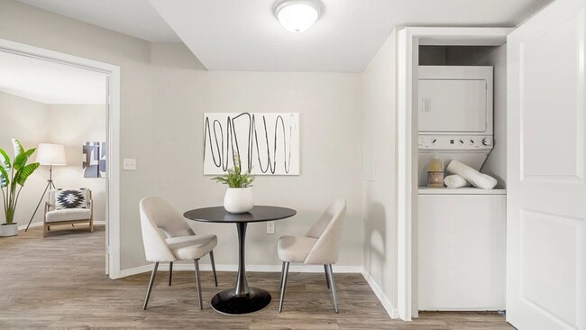 All apartments include a washer and dryer for a hassle-free laundry day!