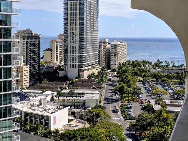 Building Photo - Sweeping Views from this partially furnished 1 Bed 1 Bath Condo w/ 1 Covered Parking Unit 2403