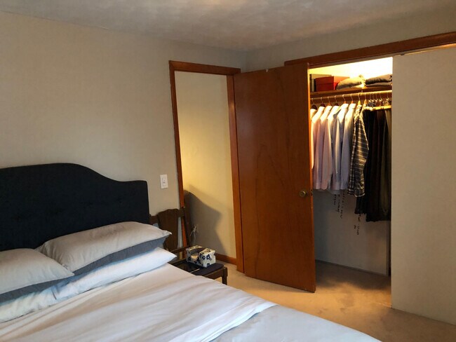 Unit 3, Bedroom has good sized closet. - 1301 Grace St Unit 3