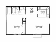 1BR/1BA