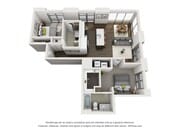 2X2 Penthouse B floor plan Dianne