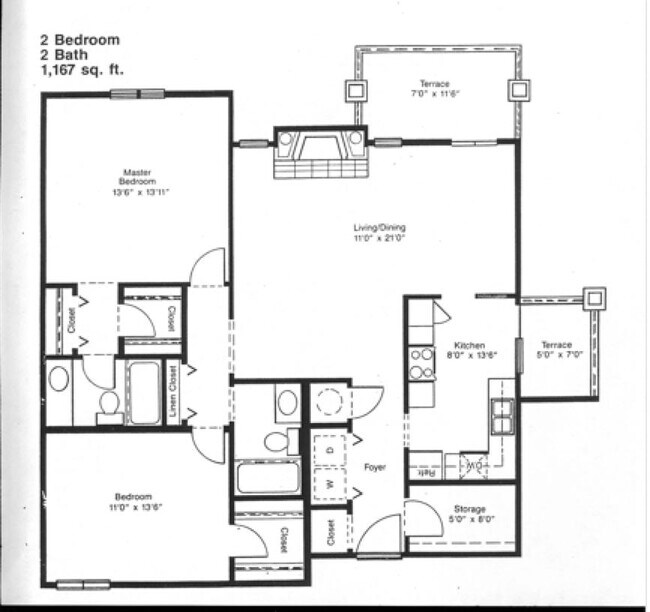 Floor plan - 226 Hillsboro Pl Unit 226 Hillsboro Place