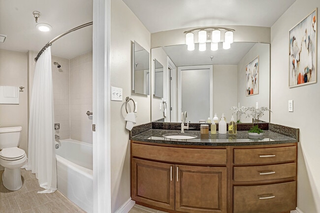 Guest Bathroom - Skyrise Luxury Apartments