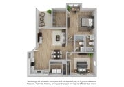 2 Bedroom | 2 Bath | 1110 SF